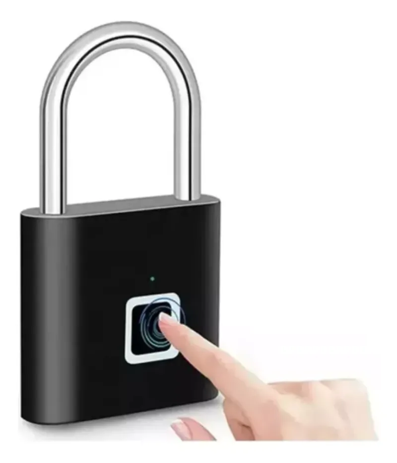 Comprar Candado Huella Digital Recargable en Electroshopy